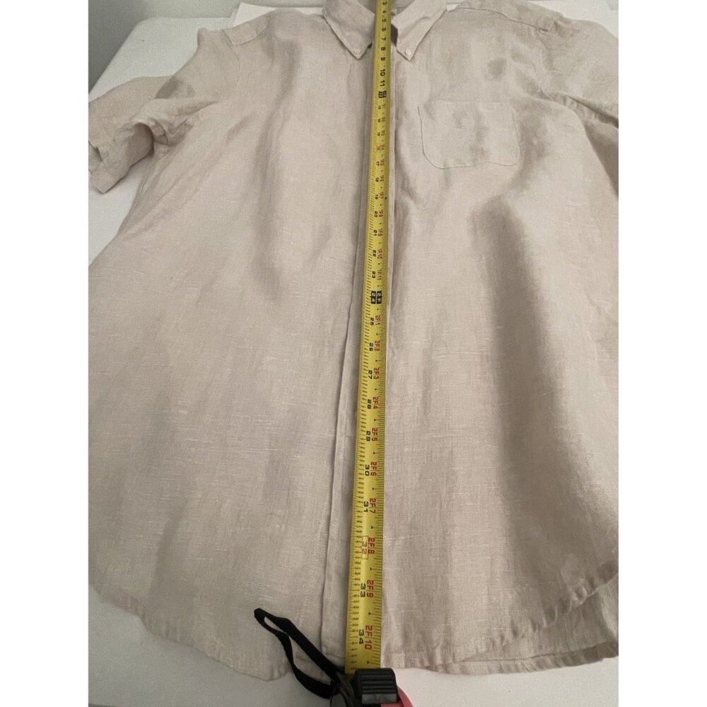 Brooks Brothers 1818 Regent LINEN XL The Original Polo Shirt Button Down - Picture 6 of 7